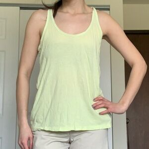 Yellow tank top